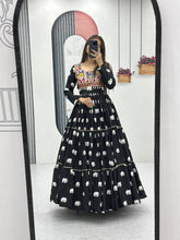 Pure Cotton Navratri Gown with Embroidery Gamathi Work